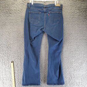 Levis Jeans Womens 16 Blue 529 Curvy Boot Cut Stretch Denim